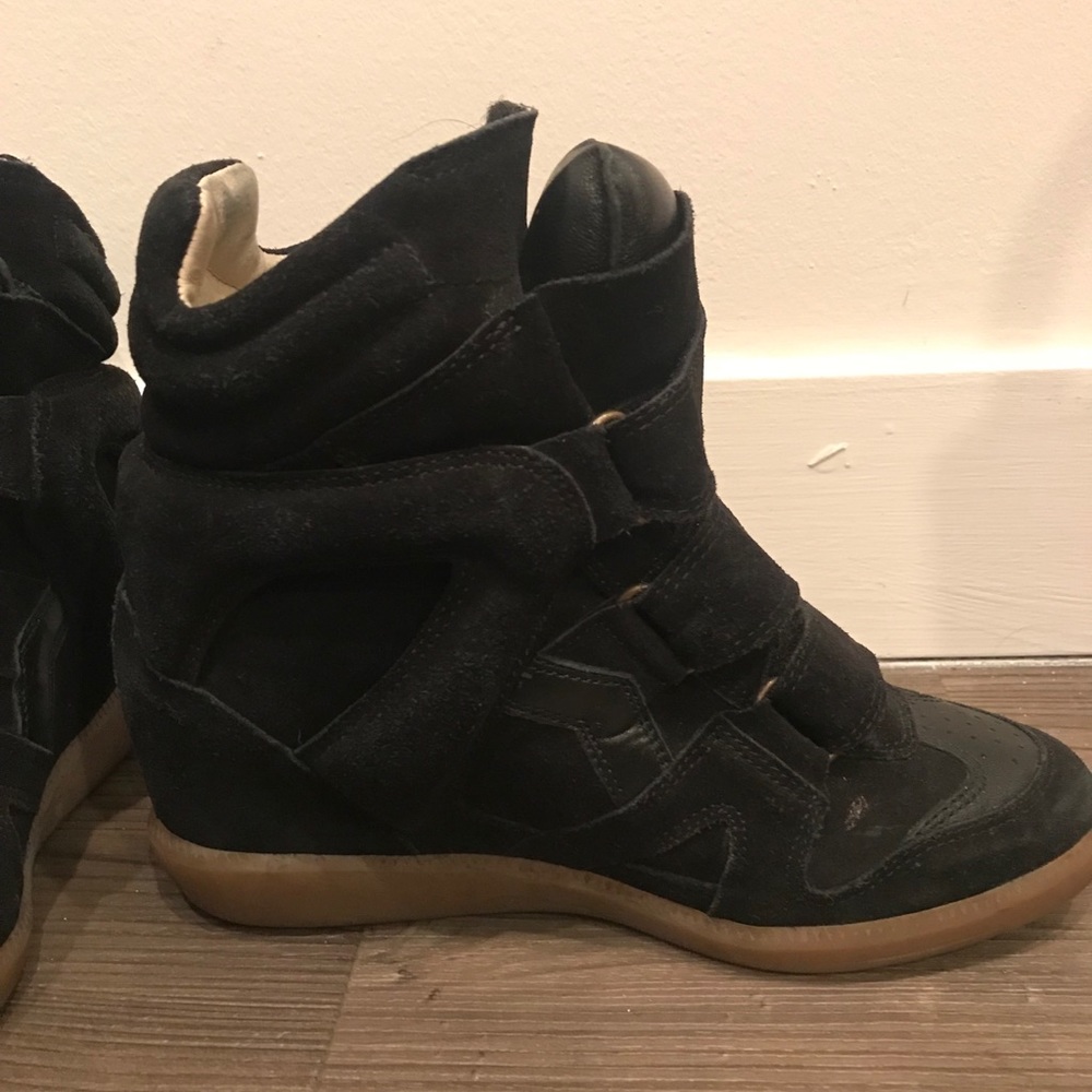 Isabel Marant Beckett Wedge Sneakers - Picture 2 of 8